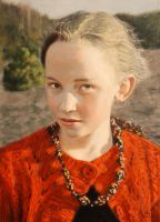 -Portret-Małgosi,-olej,-50x70cm,-2013